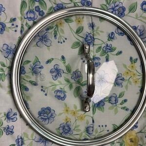 Calphalon Glass Lid 9.5" Stainless Rim Replacement Pot Pan Cover Cook Kitchen